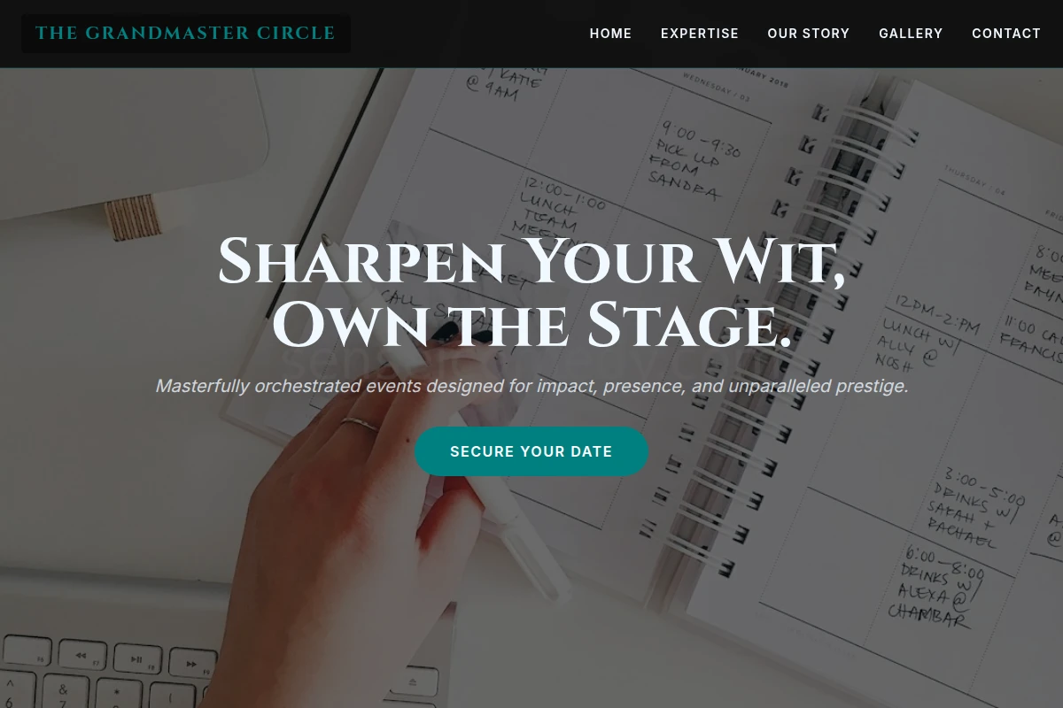 Setup Event Planning