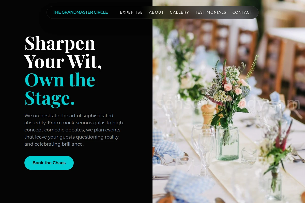 Satire Event Planning
