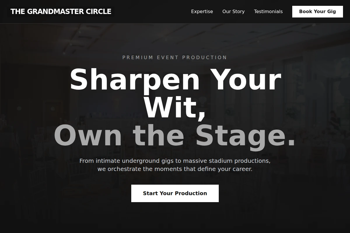 Gig Event Planning